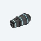TECHNO - Mini connettore spina pannello 4p vite M20 IP66/68 UP nut plug scr.