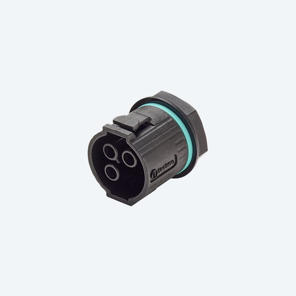 TECHNO - Mini Connettore Presa pannello NC 3p Vite M20 IP66/IP68 UP