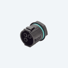 TECHNO - Mini Connettore Presa pannello NC 3p Vite M20 IP66/IP68 UP