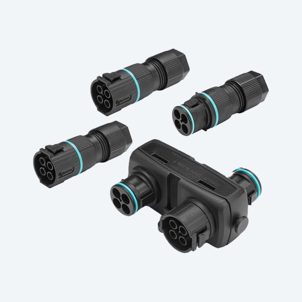 TECHNO - Distributore di corrente Presa e Spina 4p Vite IP66/IP68 UP