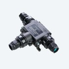 TECHNO - Kit scatola di derivazione 3 vie 3 poli D6-13.5 IP65 con connessione a vite.