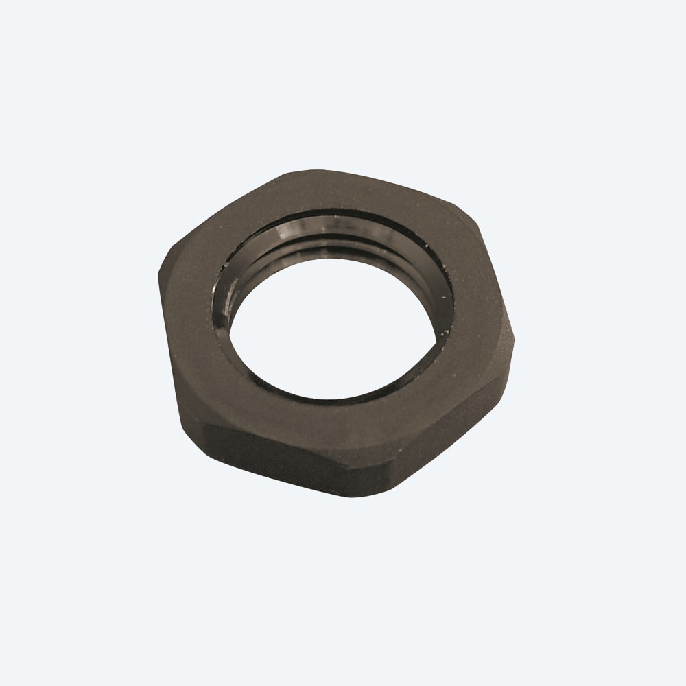 TECHNO - Dadi di bloccaggio M20x1.0 TH387 E TH391 Black Passo 1.