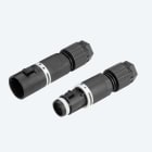 TECHNO - Kit connettore micro presa e spina 3p vite D5.8-8 IP66/IP68/IP69 plug-sock 123 SCW IP68.