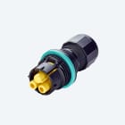 TECHNO - Mini Connettore Presa 2p Vite D7-12 IP66/IP68 SCREW CONNECTOR SOCKET D7-12 IP68.