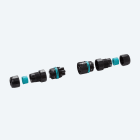 TECHNO - Mini connettore presa 2P vite D7-12 IP66/IP68 e socket IP6.
