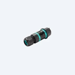 TECHNO - Giunto a pannello mini-connect 5P vite D7-12 IP68 SCREW N.