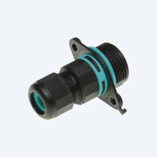 TECHNO - Kit di connessione mini per pannelli a vite 2P D6-12 IP68 e IP.