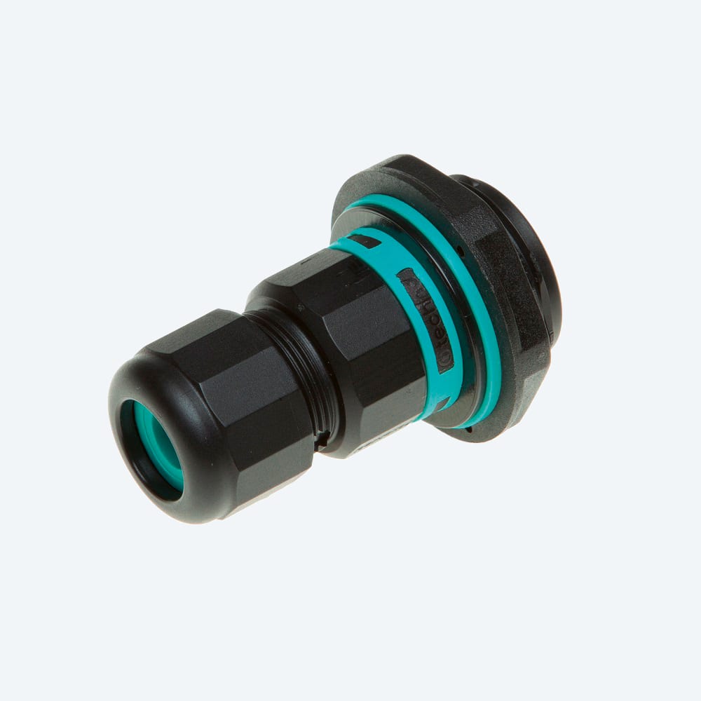 TECHNO - Giunto connessione pannello 4P impermeabile M25 diametro 7-12 IP68.