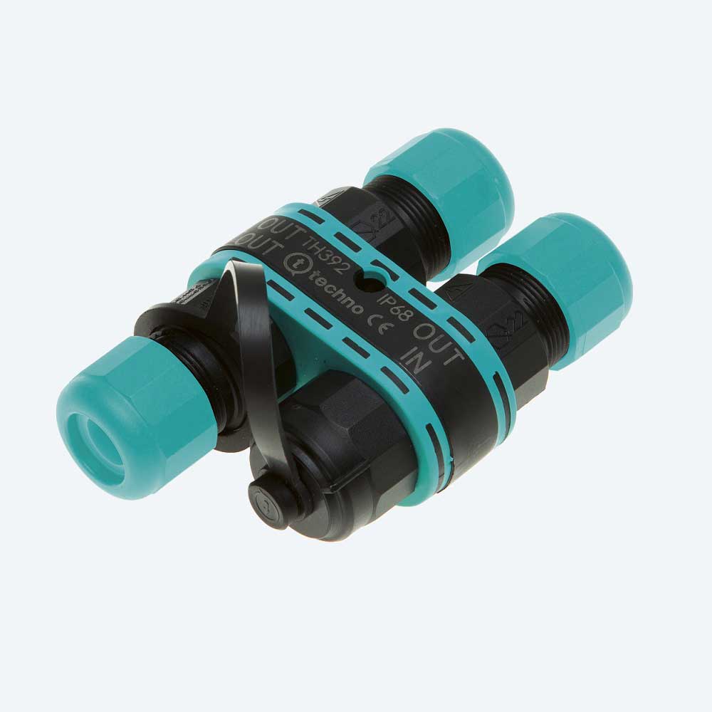 TECHNO - Derivazione H 4p 3 vie Vite D7-12 IP68 xDRY MINI-DISTRIBUTOR 3WAYS 4P SCREW IP6.
