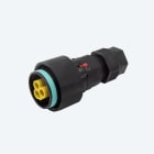 TECHNO - Connettore Spina 2p Vite D7-14 IP66/IP68/IP69/CONNECT SOCKET/PLUG SCREW D7-14 IP68.