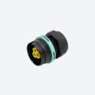 TECHNO - Connettore Spina Pannello 2P Vite M28 IP68 Nut Screw