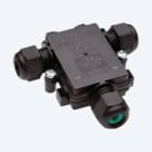 TECHNO - Kit scatola connettore 3 vie 3 poli a vite IP67.