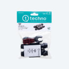 TECHNO - Kit scatola derivazione 4 vie 5p vite D6-13.5 IP66/IP68 BOX connector 4 ways 5p screw IP68.