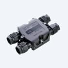 TECHNO - Kit box 4 vie connettore 3 poli vite 6mmq IP68.