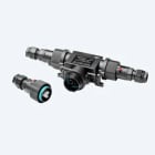 TECHNO - Distributore di corrente Presa e Spina 3p Vite D6-13.5 IP65 KIT 3WAYS 3XCONNECTORS 25A 3P.