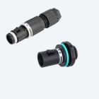 TECHNO - KIT Micro Connettore Presa e Spina pannello 3p Vite M16 IP66/IP68/IP69