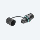 TECHNO - Mini Socket Connector panel 5p Screw IP67