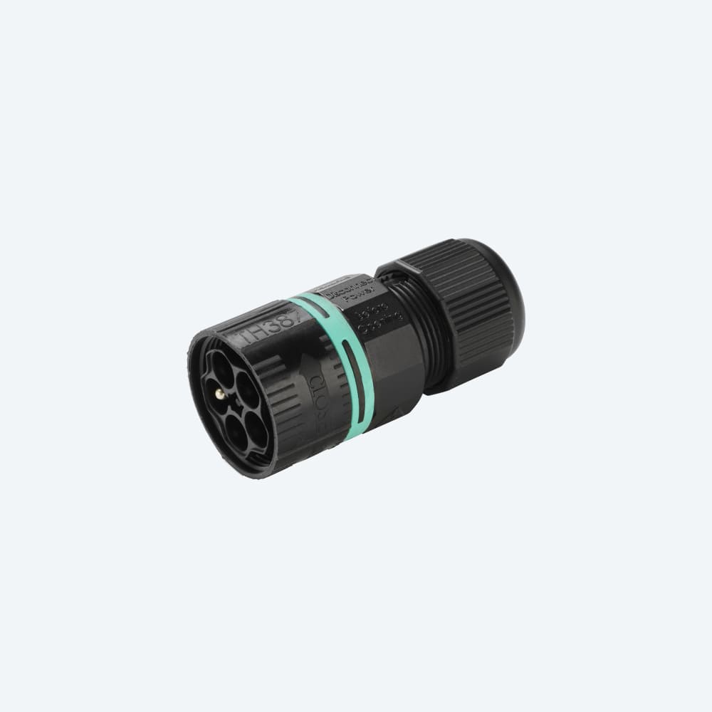 TECHNO - Mini Connettore Spina 5p Vite D7-12 IP66/IP68