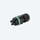 TECHNO - Mini Connettore Presa 4p Vite D7-12 GRD IP66/IP68