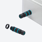 TECHNO - Mini Connettore Spina pannello 5p Vite M16 IP66/IP68 THB.387.G5A