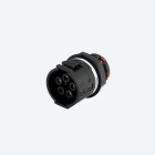 TECHNO - Mini Connettore Presa pannello 5p Vite M20 IP66/IP68/IP69