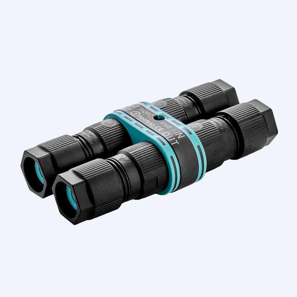 TECHNO - KIT Derivazione "H" 4p Vite D6-13.5 IP68 THB.392.A4A.L.R