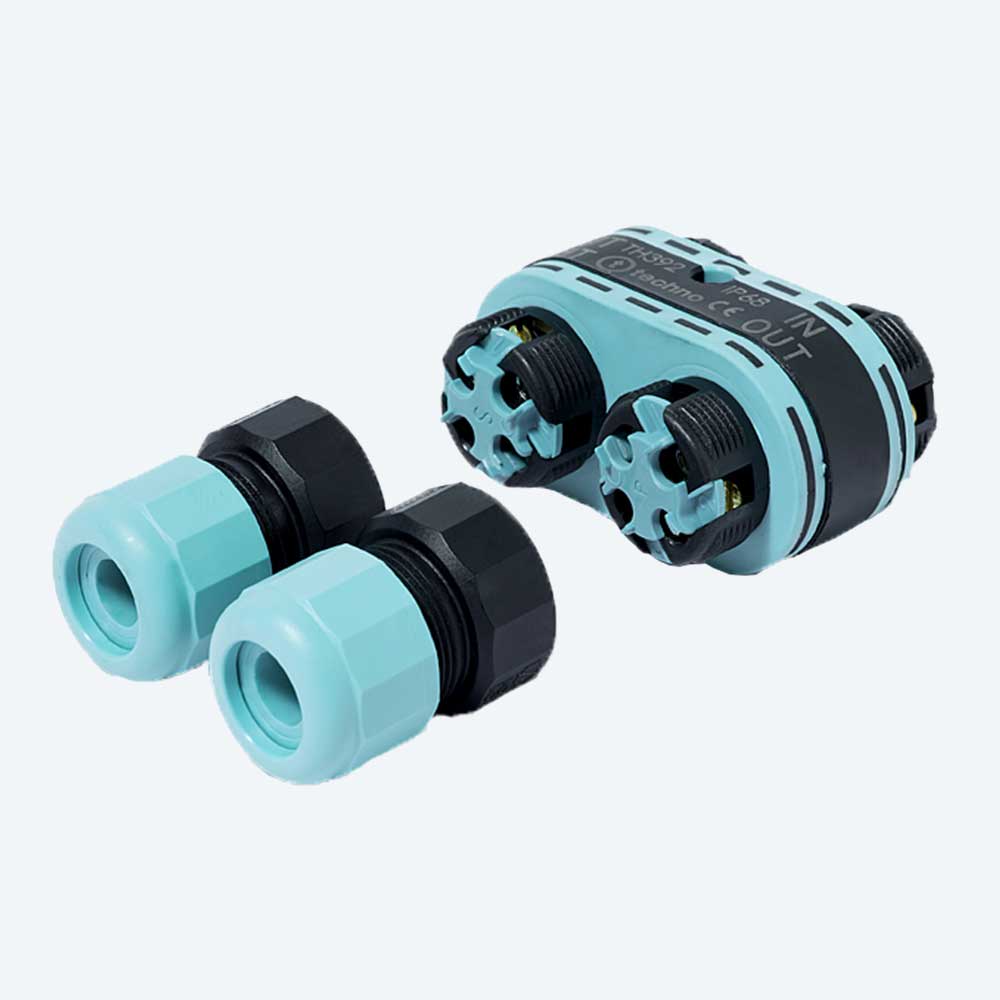 TECHNO - KIT Derivazione "H" 4p Vite D5-12 IP68 xDRY
