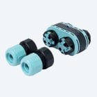 TECHNO - Derivazione "H" 4p 3 vie Vite D7-12 IP68 xDRY