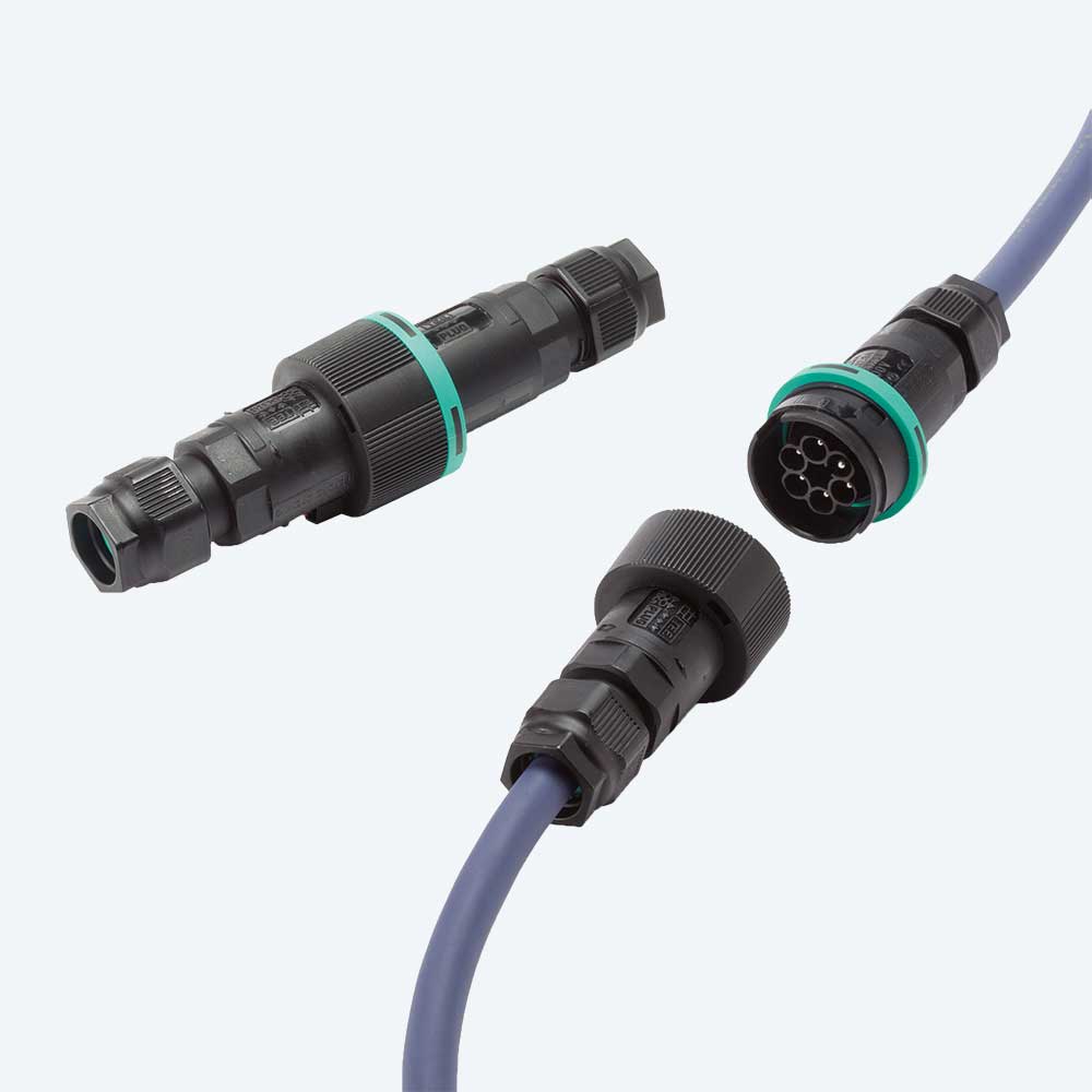 TECHNO - Connettore Presa 8p Vite D7-13.5 IP66/IP68/IP69 THB.405.B8A