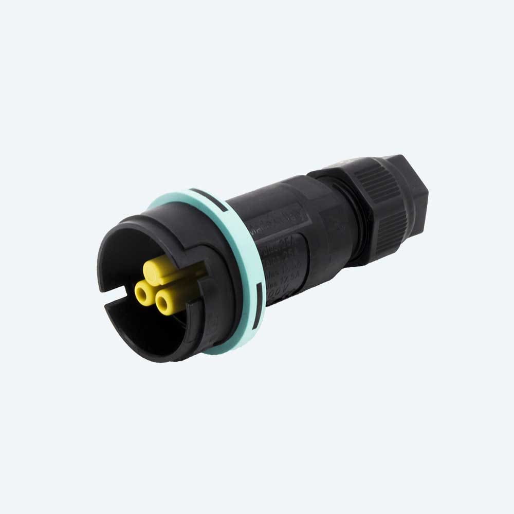 TECHNO - Connettore Presa 2p Vite D7-13.5 IP66/IP68/IP69