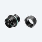 TECHNO - CONNECT PANEL SOCKET 3P SCREW IP68 NUT UP