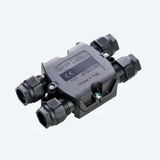 TECHNO - KIT BOX 4WAYS CONNECTOR 3P SCREW 6MMQ IP68