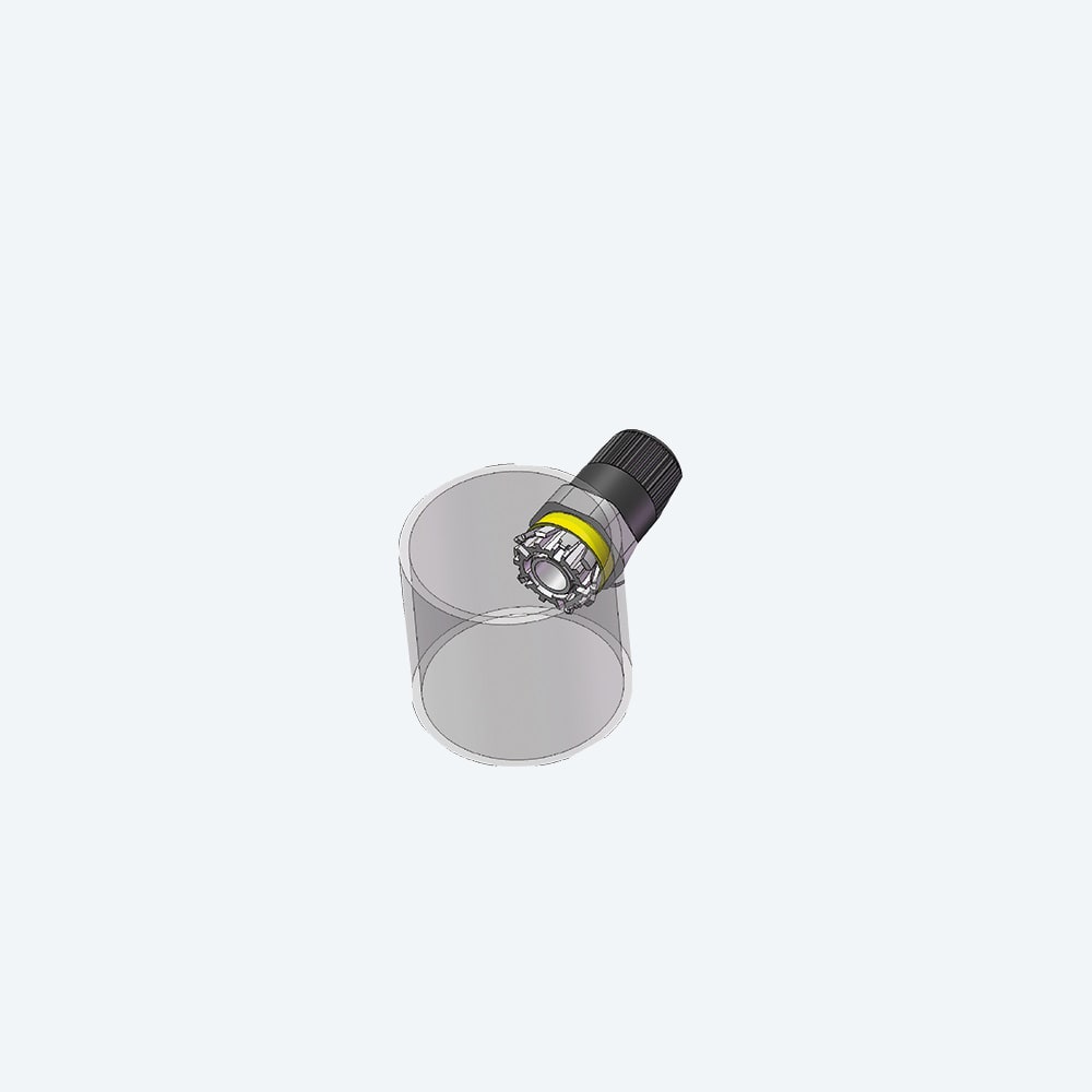 TECHNO - KIT Mini Connettore Presa e Spina pannello 3p Vite IP67