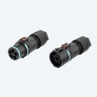 TECHNO - KIT Mini Connettore Presa e Spina 4p Molla D7-13 IP66/IP68/IP69 THS.389.A4E.R