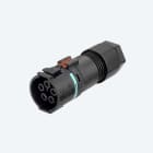 TECHNO - Mini Connettore Presa 4p Molla D7-13.0 IP66/IP68/IP69