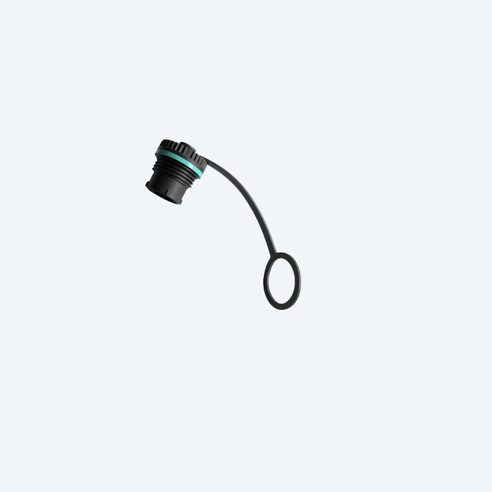 TECHNO - Tappi di chiusura con cinturino di aggancio TH384/Ghiera