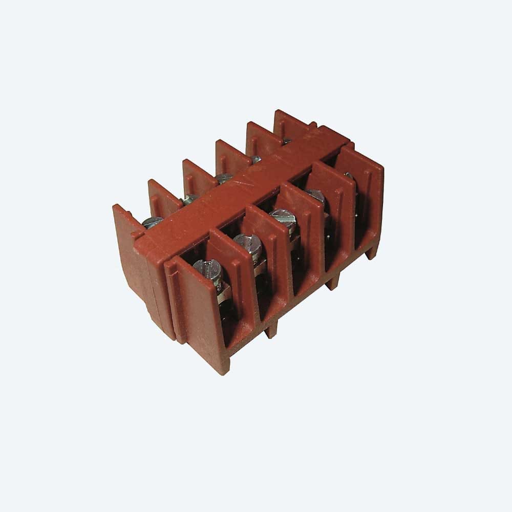 TECHNO - Morsettiera lineare compatta 5p Lamella IP00