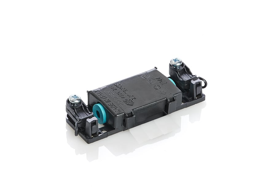 TECHNO - Terminal block 3 poli standard 2 morsetti snap-in IP44.