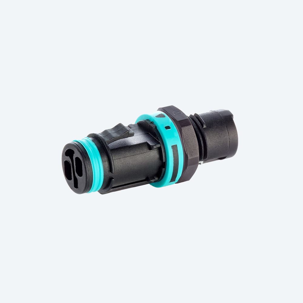 TECHNO - Micro Connettore Presa pannello 2p Vite M11 IP66/IP68/IP69