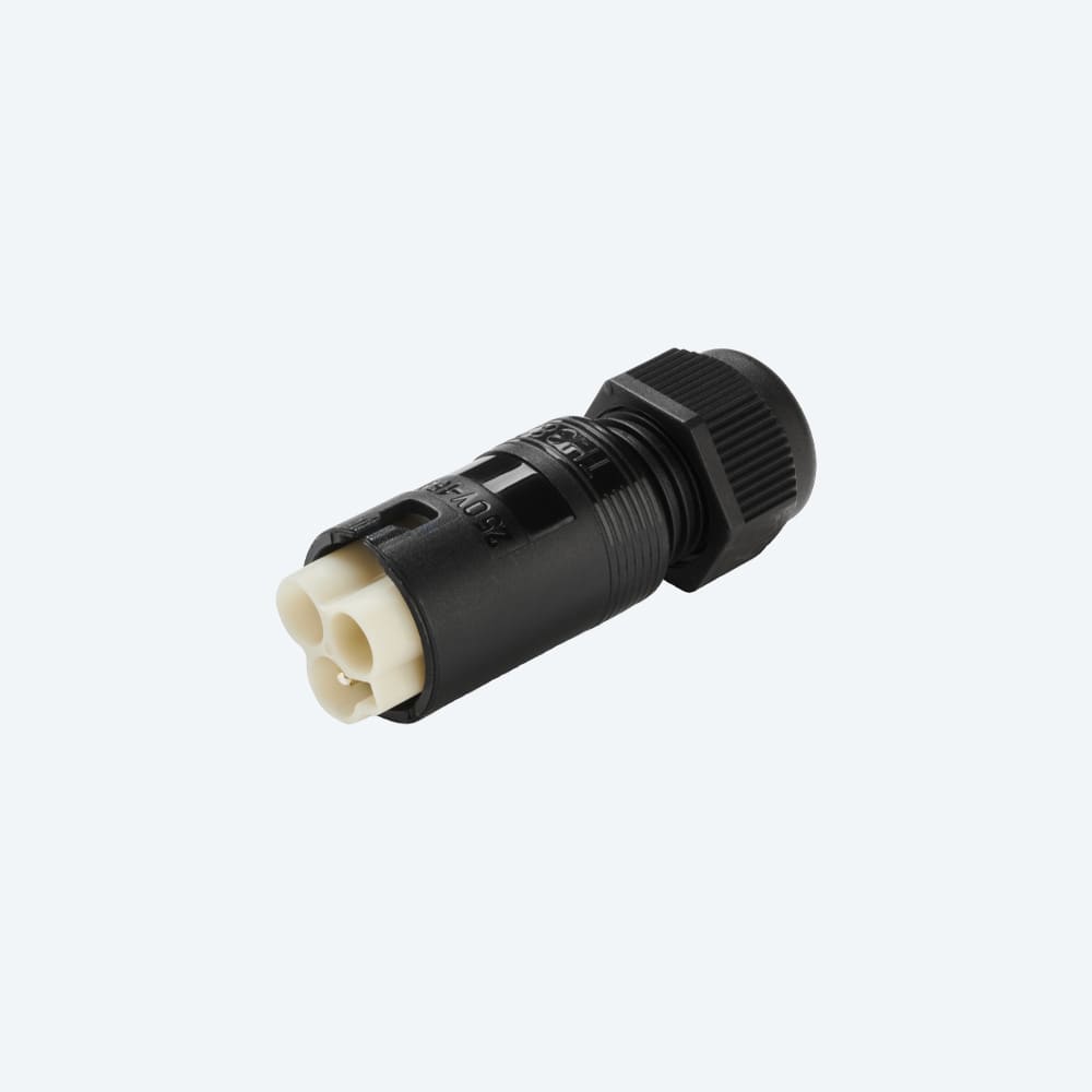 TECHNO - Mini Connettore Spina 3p Vite D9.5 IP40