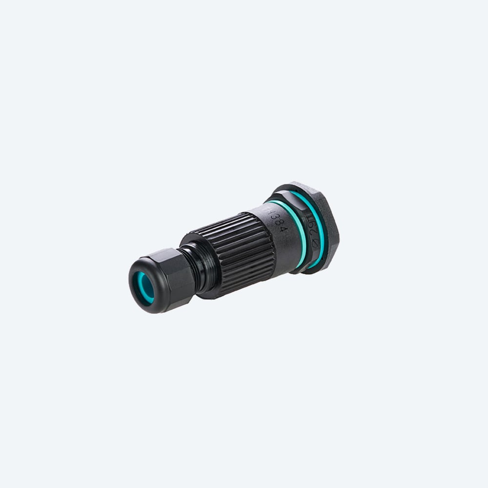 TECHNO - Mini Connettore Spina pannello 3p Vite M25 IP68
