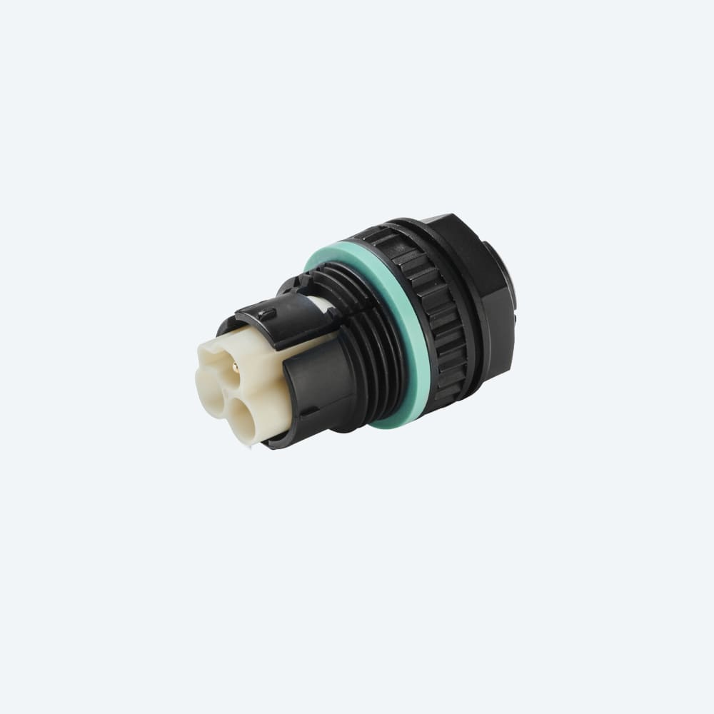 TECHNO - Mini Connettore Spina pannello 3p Vite M20 IP68