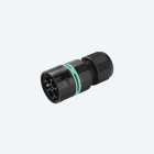 TECHNO - Mini Connettore Spina 5p Vite D7-12 IP66/IP68