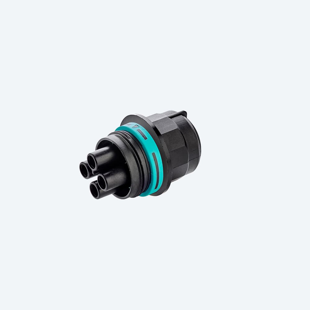 TECHNO - Mini Connettore Presa pannello NC 4p Vite M20 IP66/IP68