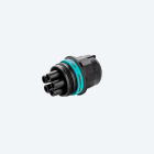 TECHNO - Mini Connettore Presa pannello NC 5p Vite M20 IP66/IP68