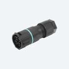 TECHNO - MINI SOCKET CONN SAFERLOCK 4P SCREW D7-1
