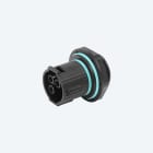 TECHNO - MINI SOCKET CONN PANEL-MOUNTED 3P SCREW