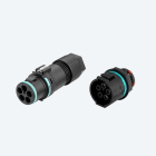 TECHNO - KIT Mini Connettore Presa pannello 4p Vite M20 IP66/IP68/IP69
