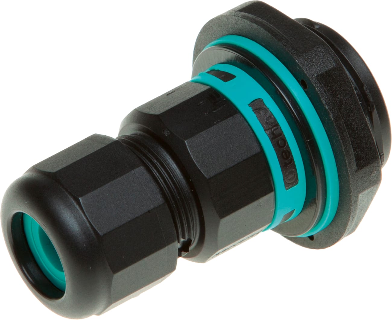 TECHNO - MINI-CONNECT PANEL 2P SCREW D7-12 IP68 NUT GRD