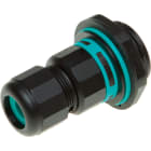 TECHNO - MINI-CONNECT PANEL 2P SCREW D7-12 IP68 NUT GRD